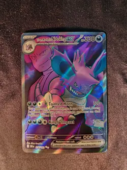 Pokemon TCG Team Rockets Nidoking EX 216/182 Destined Rivals - Image 1