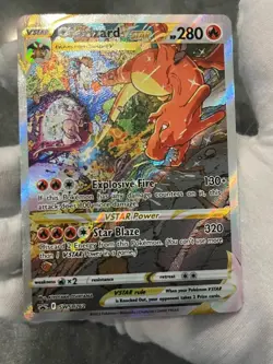 Pokemon TCG Charizard VSTAR SWSH262 Black Star Promo Crown Zenith LP - Image 3