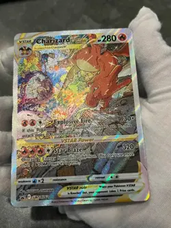 Pokemon TCG Charizard VSTAR SWSH262 Black Star Promo Crown Zenith LP - Image 4