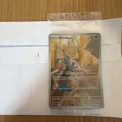 Mimikyu SVP 075 New & Sealed Promo Pokemon Card Paldean Fates - Image 1