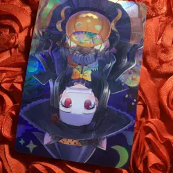 NEZUKO KAMADO Demon Slayer Halloween Goddess Story Anime Waifu Holo Girl Card - Image 3
