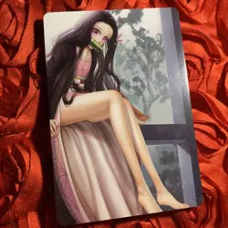 NEZUKO KAMADO Demon Slayer Halloween Goddess Story Anime Waifu Holo Girl Card - Image 4