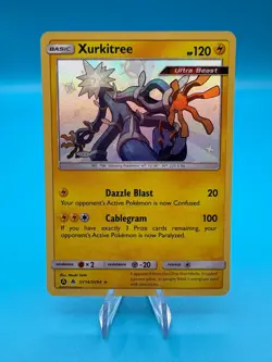 Pokemon Card Xurkitree SV14/SV94 SM Hidden Fates Baby Shiny Rare Near Mint - Image 1
