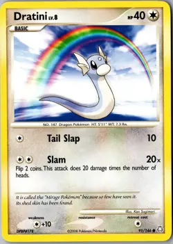 Dratini 91/146 Common Legends Awakened LP Pokemon Card - Image 1