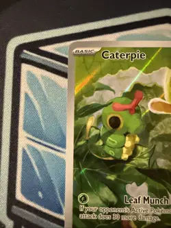 🐛 Caterpie 🐛 Pokemon Scarlet & Violet 151 Holo Illustration Card 172/165 Rare - Image 2