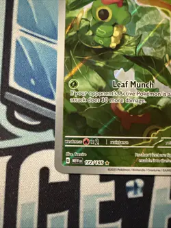 🐛 Caterpie 🐛 Pokemon Scarlet & Violet 151 Holo Illustration Card 172/165 Rare - Image 5