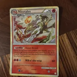 Ninetales 7/123 HGSS Holo Pokemon TCG - Image 1