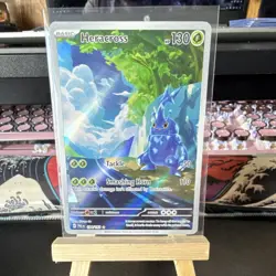 Pokemon TCG Heracross 194/193 Sv02: Paldea Evolved Illustration Rare Holo - Image 1