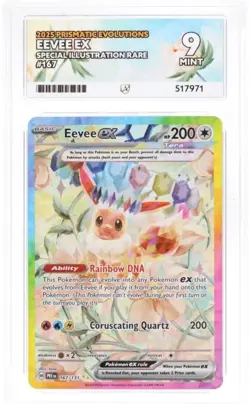 Pokemon Prismatic Evolutions ACE 9 Eevee Vaporeon Jolteon Flareon SIR Lot - Image 3