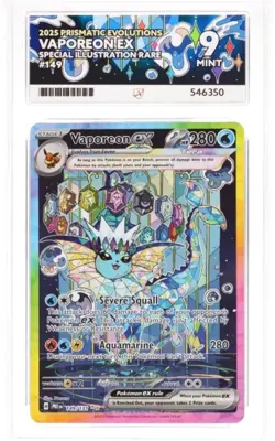Pokemon Prismatic Evolutions ACE 9 Eevee Vaporeon Jolteon Flareon SIR Lot - Image 4