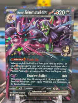 Marnie's Grimmsnarl ex 136/182 SV10: Destined Rivals NM Pokemon Card TCG - Image 1