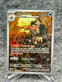 Pokemon TCG White Flare English Mandibuzz 145/086 Illustration Rare - Image 1