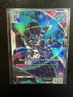 Gundam Card Game NewType Challenge Winner Promo GD01-067 Gundam Aerial Rebuild - Image 1