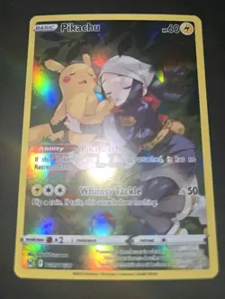 Pokemon Pikachu TG05/TG30 Swsh11: Lost Origin Trainer Gallery Holo - Image 1