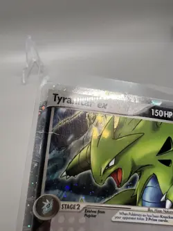 2004 Pokemon Tyranitar EX 17/17 Holo Ultra Rare POP Series 1 HP - Damaged - Image 5