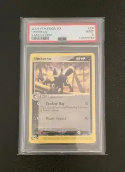 PSA 9 - 2003 EX Sandstorm Umbreon 24/100 Rare Pokemon Card - Image 2