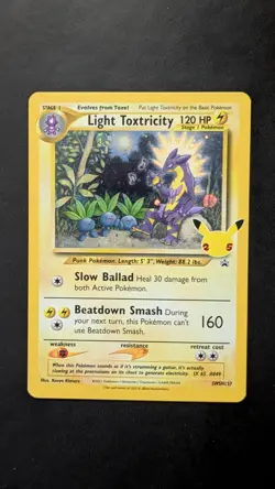 F SWIRL Light Toxtricity SWSH137 SWSH: Sword & Shield Promo Cards Holo - Image 2
