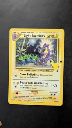 G SWIRL Light Toxtricity SWSH137 SWSH: Sword & Shield Promo Cards Holo - Image 2
