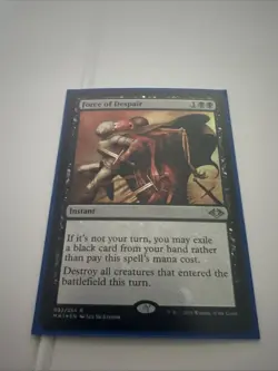 MTG Force of Despair - Foil, Modern Horizons, Lightly Played, English - Image 1