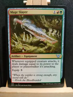 Mage Slayer - Commander : Kamigawa Neon Dynasty - Uncommon - NM (See pics) MTG - Image 1