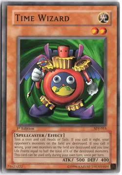 Yugioh - Time Wizard SDJ-015 1st Edition - Starter Deck: Joey - Image 1