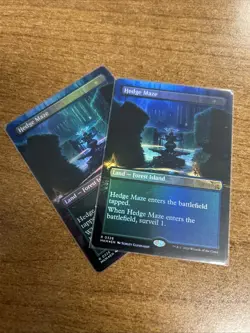 Hedge Maze (Borderless) Murders at Karlov Manor Foil NM-M Unplayed Surveil Land - Image 1