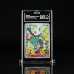 TAG 10 GEM MINT (Pop 10) Meloetta 026 Pokemon Mega Battle Deck Black Star Promo - Image 1
