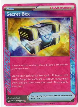 Pokemon TCG Twilight Masquerade SECRET BOX Ace Spec Trainer 163/167 - Image 1