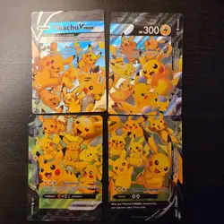 Pikachu V Union [Set Of 4] SWSH139 SWSH140 SWSH141 SWSH142 TCG Pokemon Cards - Image 1