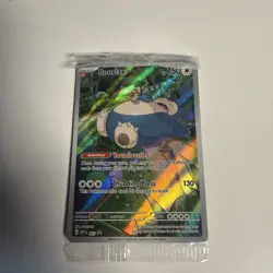 Pokemon TCG Snorlax 051 SV Scarlet & Violet Black Star Promo Card - Image 1