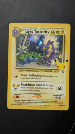 C SWIRL Light Toxtricity SWSH137 SWSH: Sword & Shield Promo Cards Holo - Image 2