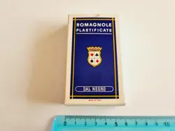 CARTE DA GIOCO ROMAGNOLE DAL NEGRO SIGILLATE VINTAGE ORIGINAL PLAYING CARDS NEW - Image 1