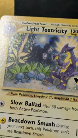E SWIRL Light Toxtricity SWSH137 SWSH: Sword & Shield Promo Cards Holo - Image 2