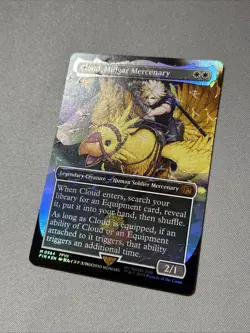Cloud, Midgar Mercenary (Borderless) (Chocobo Track Foil) Final Fantasy M0564 - Image 4