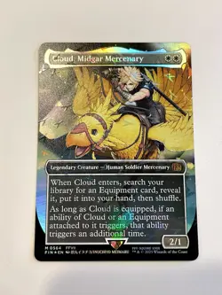 Cloud, Midgar Mercenary (Borderless) (Chocobo Track Foil) Final Fantasy Foil - Image 1