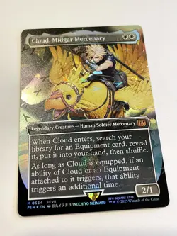 Cloud, Midgar Mercenary (Borderless) (Chocobo Track Foil) Final Fantasy Foil - Image 2