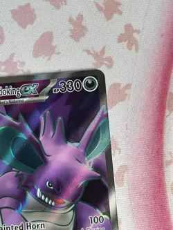Pokemon TCG Team Rockets Nidoking EX Destined Rivals Card 216/182 NM - Image 3