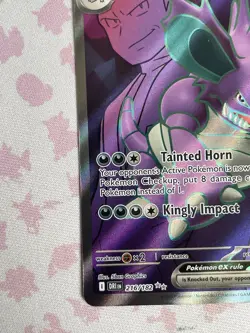 Pokemon TCG Team Rockets Nidoking EX Destined Rivals Card 216/182 NM - Image 4
