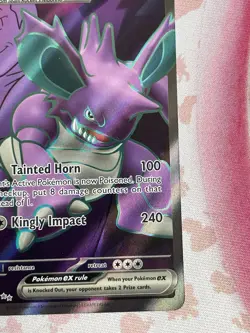 Pokemon TCG Team Rockets Nidoking EX Destined Rivals Card 216/182 NM - Image 5