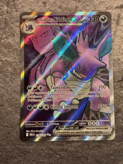 Pokemon TCG - Team Rockets Nidoking EX 216/182 - Destined Rivals Ultra Rare Card - Image 1
