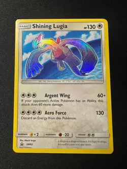 Pokemon Shining Lugia SM82 Black Star Promo Sun & Moon Shining Legends NM Holo - Image 2