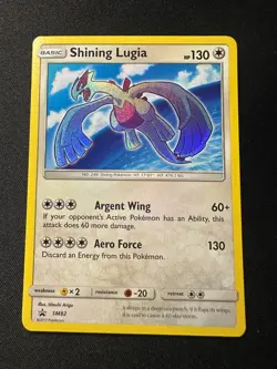 Pokemon Shining Lugia SM82 Black Star Promo Sun & Moon Shining Legends NM Holo - Image 4