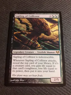 MTG ~ Sapling of Colfenor ~ Eventide ~ Near Mint ~ Rare - Image 1