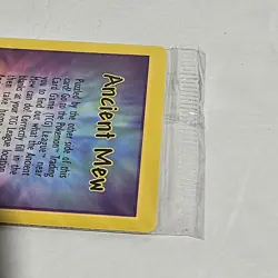 1x NEW Pokemon Ancient Mew SEALED Unopened 2000 Movie Promo Holo Card RARE!! - Image 3