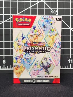 Pokemon TCG Scarlet & Violet Prismatic Evolutions Booster Bundle 6 Booster Packs 820650853210 - Image 1