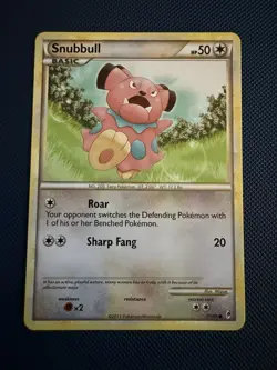 Pokemon TCG Snubbull Call of Legends 71/95 Regular Common - LP - Image 1