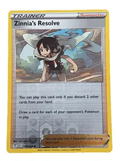 New: 2021 Pokemon TCG Zinnia's Resolve 164 Evolving Skies Reverse Holo - Image 1