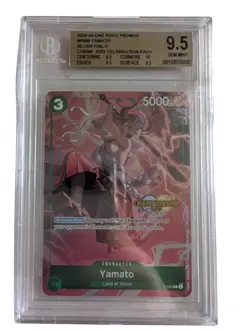 One Piece TGC Yamato P-008 2023 Celebration Pack Championship - English BGS 9.5 - Image 1