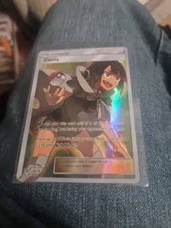 Pokemon TCG Zinnia Full Art Trainer Card 70/70 Dragon Majesty Holo Ultra Rare NM - Image 2