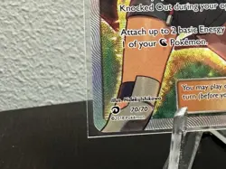 Pokemon TCG Zinnia Full Art Trainer Card 70/70 Dragon Majesty Holo Ultra Rare NM - Image 5